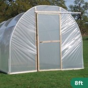 8ft Wide Polytunnel