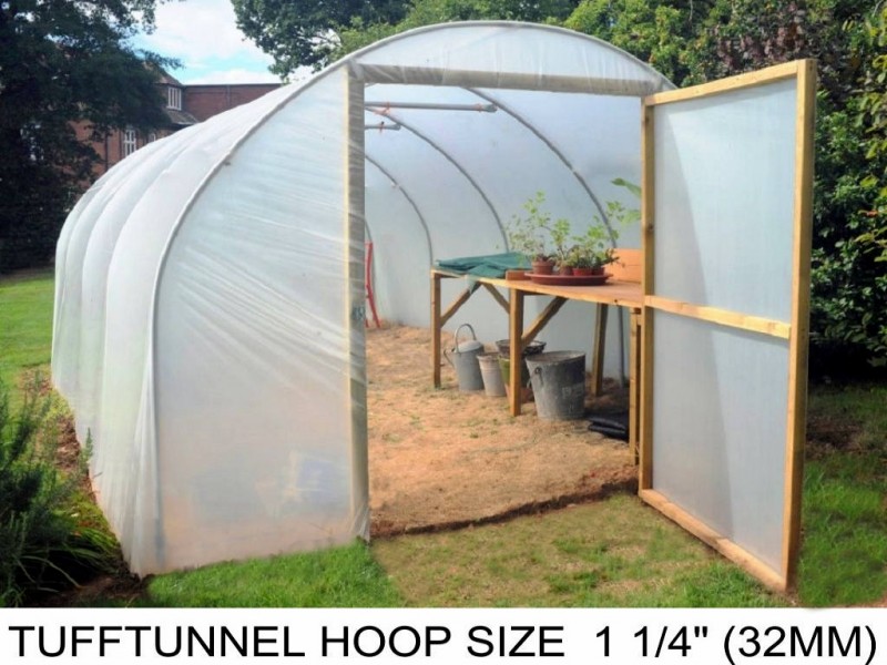 12ft (3.6m) x 55ft (16.7m) - TuffTunnel Polytunnel 12ft (3.6m) x 55ft (16.7m) - TuffTunnel Polytunnel